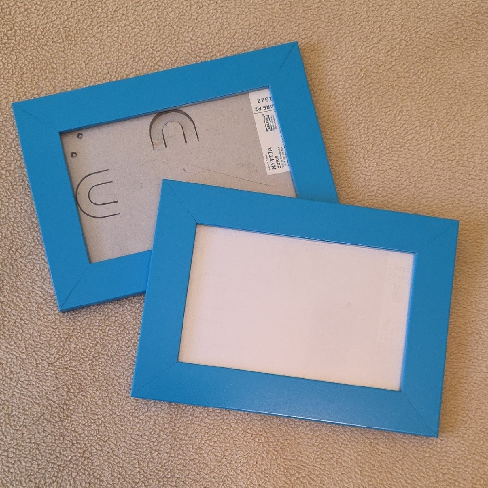 IKEA Vibrant Blue Picture Frames